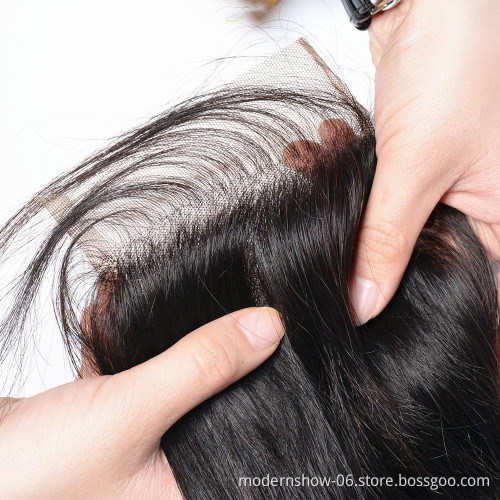 Top Quality Cheap price silky straight lace closure human hair closure weave size 4x4 Straight Lace closure hair